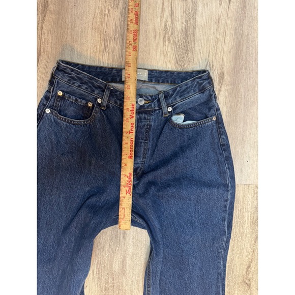 Everlane The Curvy 90s Cheeky Straight Jean Organic Cotton Dark Wash Denim - Picture 7 of 9